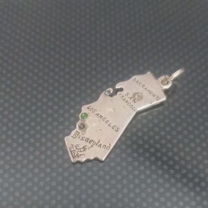 Source Unknown Silver California Charm Bracelet